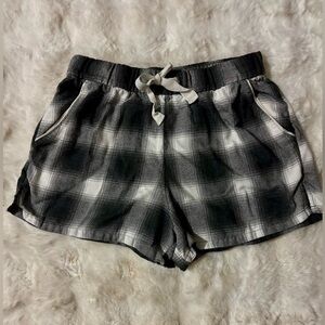 Abercrombie & Fitch Black and White Pajama shorts